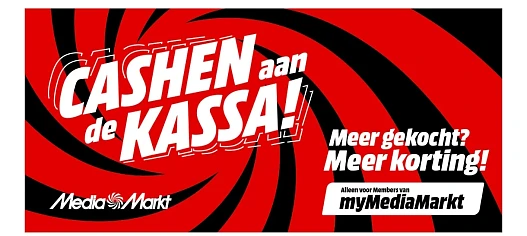 10€ per 100€ bij Media markt