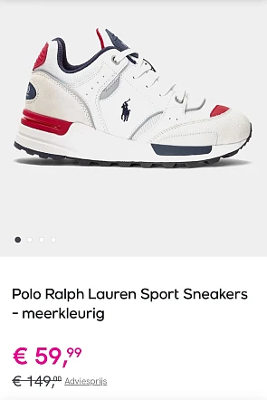 Polo Ralph Lauren sport sneakers meerkleurig