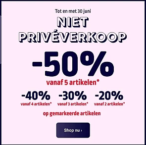 Tot -50% korting bij Kiabi!