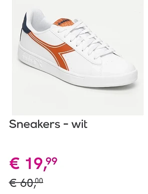 Diadora sneakers vanaf 12,99€ bij veepee