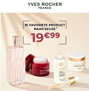 Yves Rocher: favoriete product aan €19,99