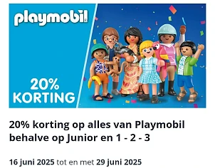 Toychamp -20% op playmobil