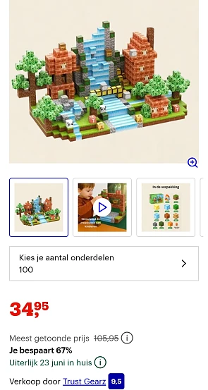 Magnetische bouwstenen bij bol met 67% korting