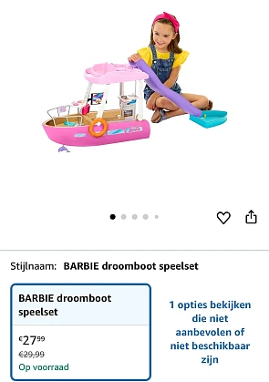 Barbie droomboot