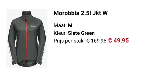 Jack wolfskin regenjas