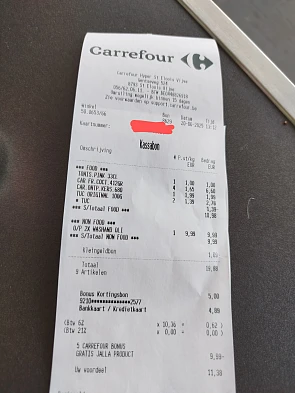 Carrefour: 1+1 op tuc en gratis washandjes