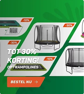 Tot 30% korting op Salta trampolines
