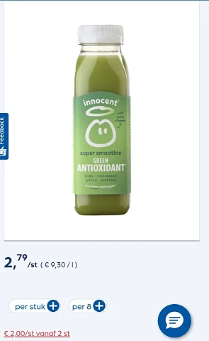 INNOCENT Smoothie Green Antioxidant 30cl
