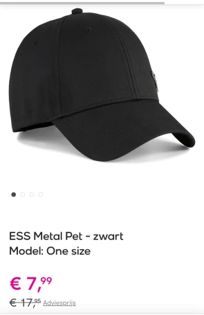 Puma ess metal zwarte pet