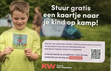 Gratis kaartje kind op kamp