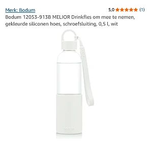 Bodum glazen Drinkfles
