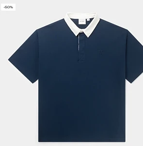 Pageant Blue Shield Polo T-Shirt