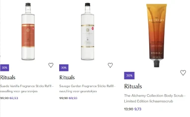 Tot -30% op Rituals bij De Bijenkorf ✨