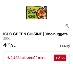 Iglo green cuisine -50%