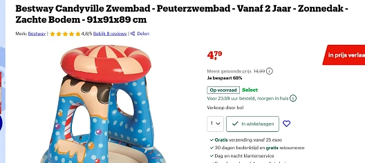 peuterzwembadje bij bol