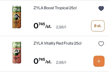 Mooie promo op Zyla energiedrank