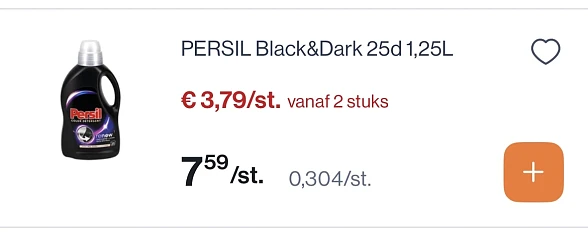 Persil Black&dark 25 d en decolor stop doekjes
