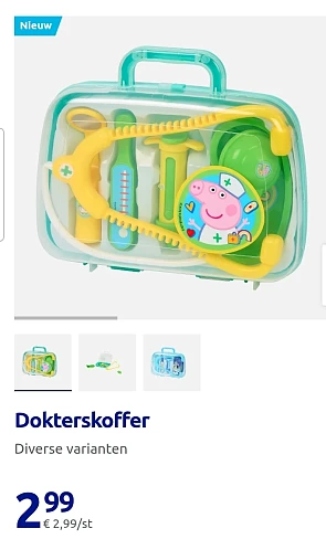 Dokterskoffer Peppa Pig of Bluey