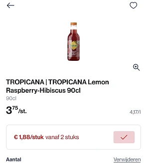 Teopicana lemon raspberry hibiscus 90 vl -50%