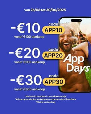 Decathlon App Days tot €30 korting