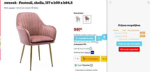 fauteuil bij bol