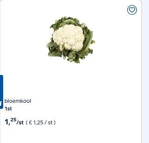 Bloemkool, kersen