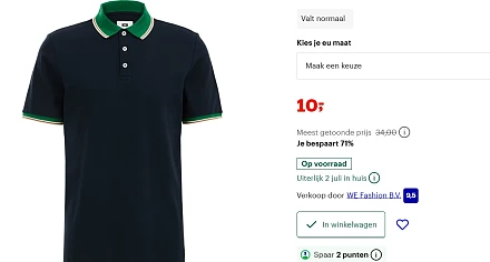 WE fashion heren polo's