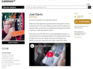 -50% boek Just Darts 🎯 Erik Clarys bij Lannoo