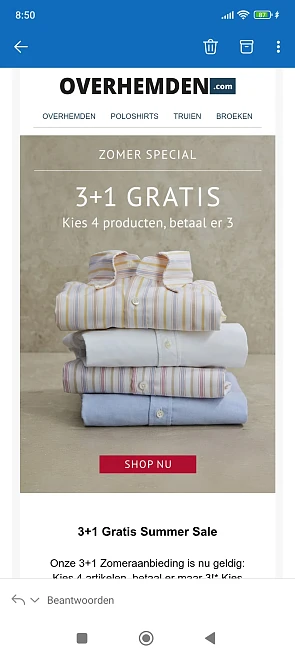 3+1 bij overhemden.com