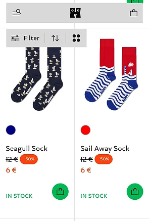 Zomersolden bij Happy socks tot 50%
