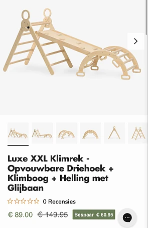 Luxe XXL Klimrek