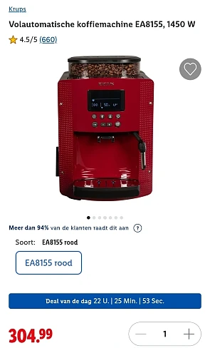 Krups Volautomatische koffiemachine EA8155