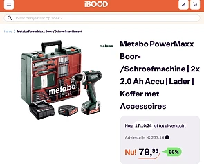 Metabo Boor/schroefmachineset