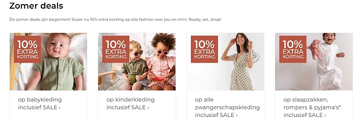 Alleen vanavond: 20% extra korting op alle fashion bij Prénatal