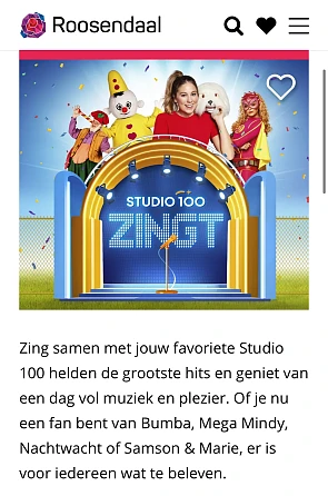 Zaterdag 5 juli Designer Outlet Roosendaal
