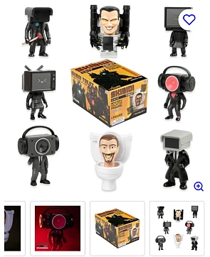 Skibidi Toilet verzamelfiguren