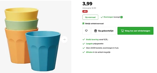 -69% op drinkbekerset bij Babydeals