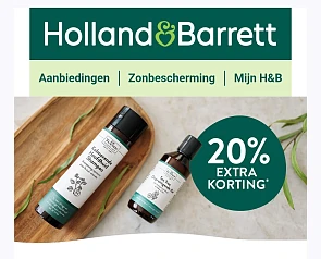 Holland and Barrett 20% extra korting