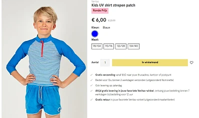 Vakantie outfits voor baby/kids tot -80% bij Veritas
