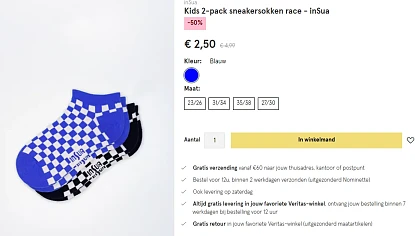 Set sneakersokken voor baby/kids