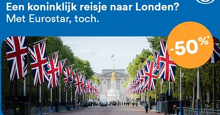 PROMO ALERT: 50% korting naar Londen en Parijs