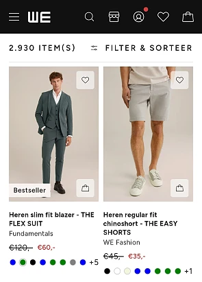 WE fashion solden tot wel 70%