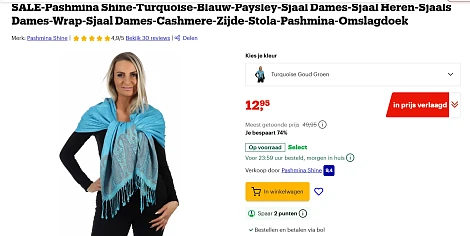 pashmina sjaal