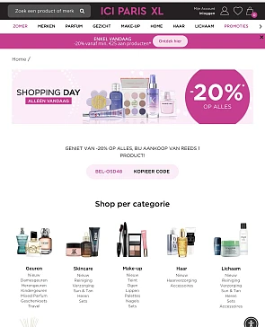 ICI Paris XL -20% 🎀 Shopping day voor members