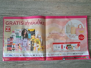 Gratis strandtas bij aankoop van 2 deelnemende producten