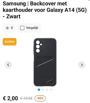 Samsung Backcover Galaxy A14 -90%