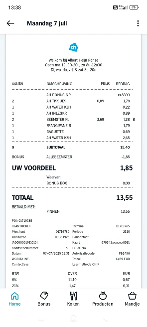 €1,85 Beemster 2e aan halve prijs ah