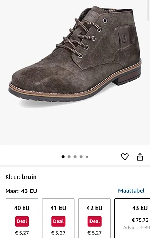 Rieker heren laars -94%