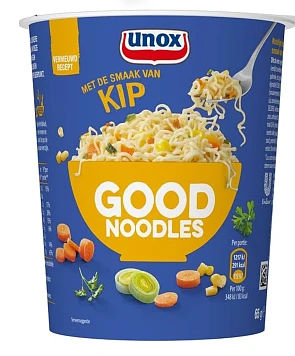 Unox Kip Good Noodles Cup, Voordeelverpakking