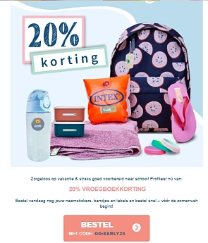 goedgemerkt.nl: 20% korting op het hele assortiment
